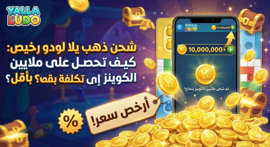 ارخص سعر شحن ذهب يلا لودو
